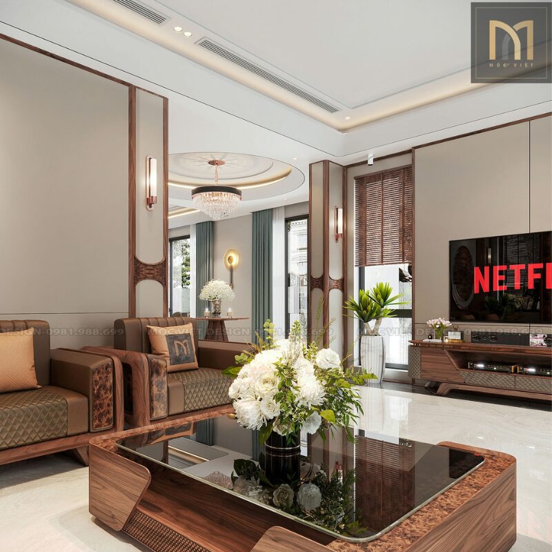 mẫu thiết kế penthouse thông tầng