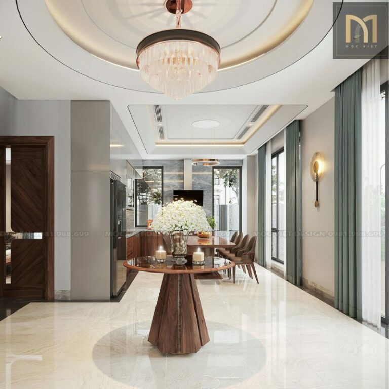 mẫu thiết kế penthouse thông tầng