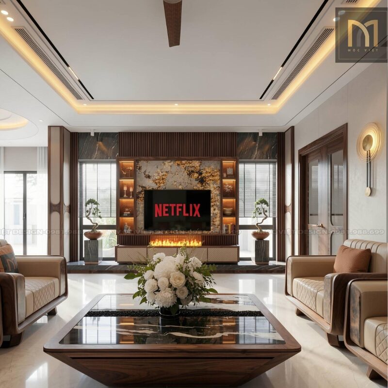 Thi công nội thất penthouse cao cấp, trọn gói theo thiết kế 6 thi công nội thất penthouse cao cấp