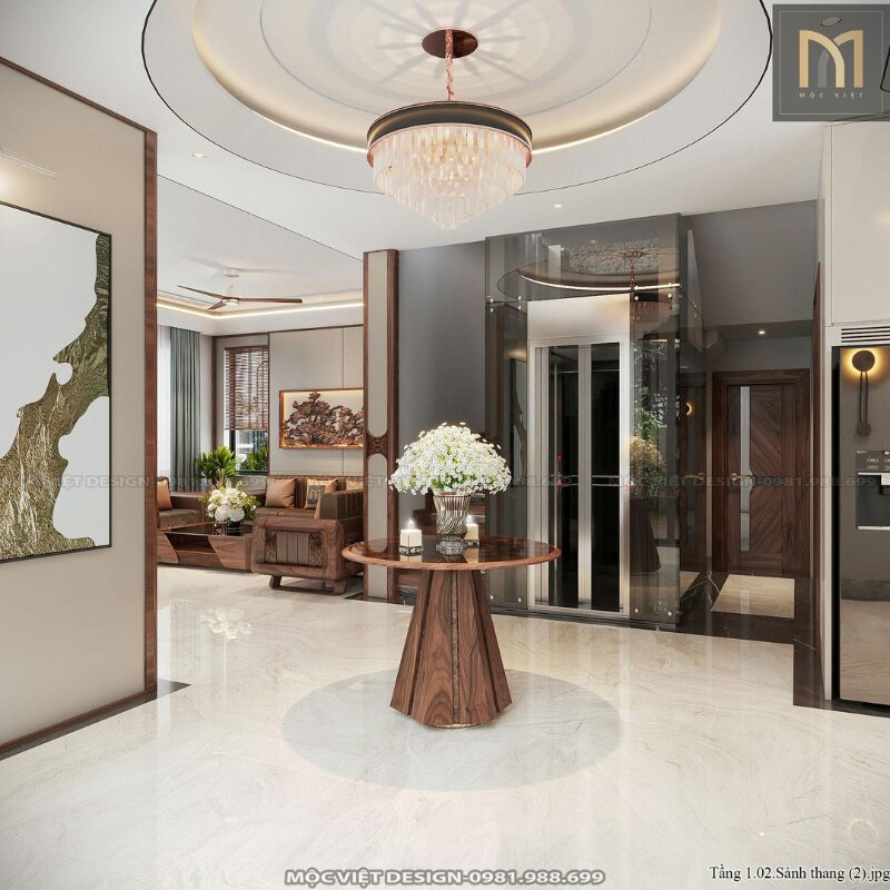 thiết kế biệt thự thông tầng luxury