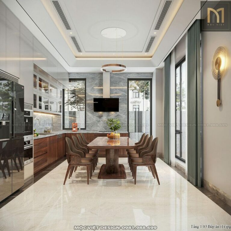 thiết kế biệt thự thông tầng luxury