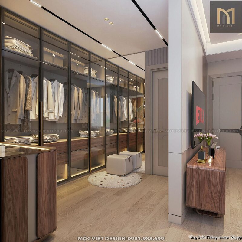 thiết kế biệt thự thông tầng luxury