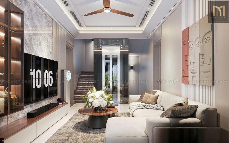 thiết kế biệt thự thông tầng luxury