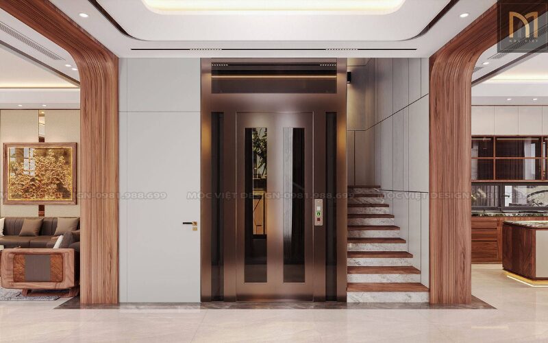 Thiết kế nội thất villa gỗ óc chó sang trọng, tinh tế 4 thiết kế nội thất villa gỗ óc chó