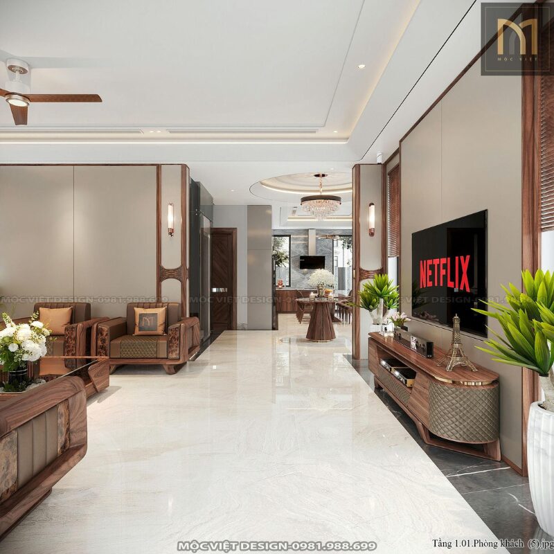 Thiết kế nội thất villa luxury cho biệt thự cao cấp 6 Thiết kế nội thất villa Luxury